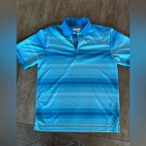 Grand Slam Blue and White Polo Shirt